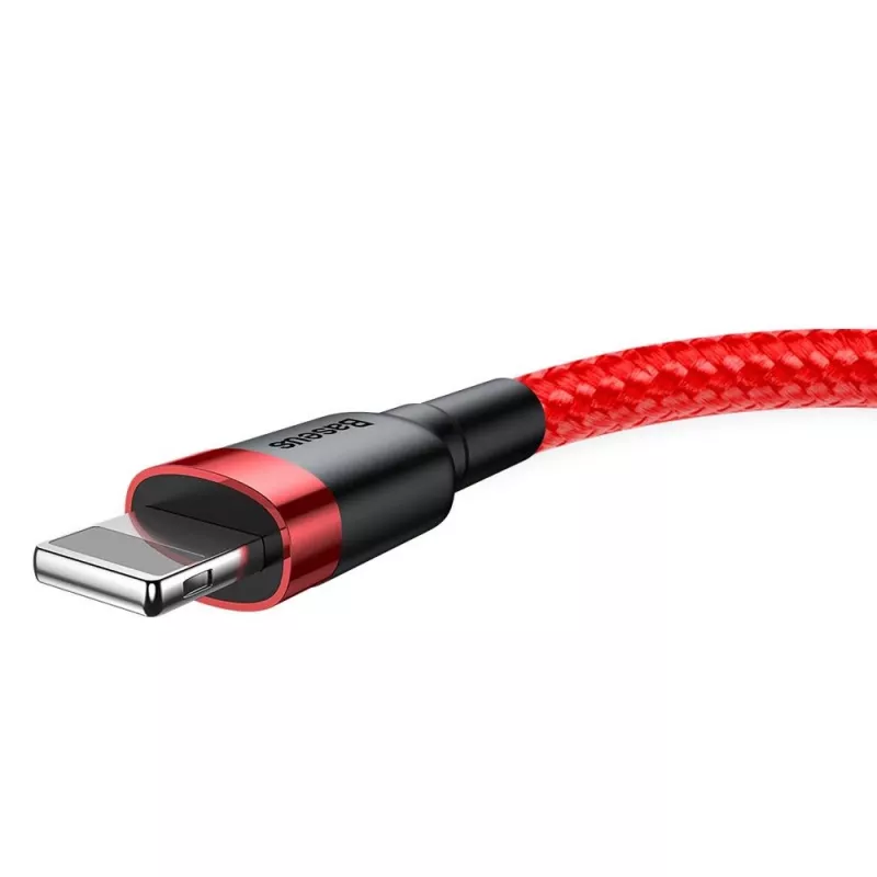 Baseus Cafule Lightning-Kabel 2A 3m Rot/Schwarz (CALKLF-R09)
