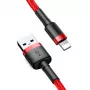 Baseus Cafule Lightning-Kabel 2A 3m Rot/Schwarz (CALKLF-R09)