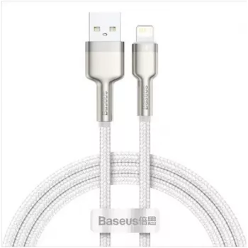 Baseus Cafule Metal USB-A to Lightning Kabel 1,0m 2,4A Weiß