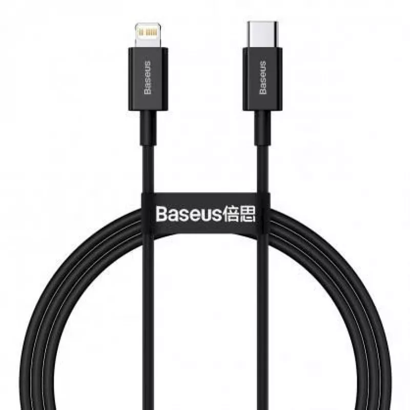 Baseus Cafule Series Metal USB-A auf Lightning Kabel 1m Schwarz CATLYS-A01