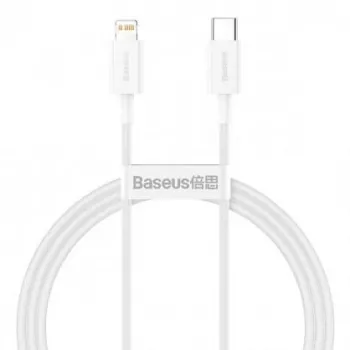 Baseus Cafule Series Metal USB-C to Lightning Kabel 1m Weiß