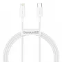 Baseus Cafule Series Metal USB-C to Lightning Kabel 1m Weiß