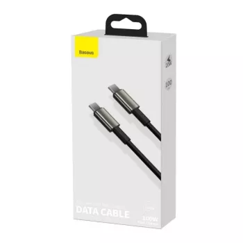 Baseus Cafule Series Metal USB-C auf USB-C Kabel 1m 100W Schwarz