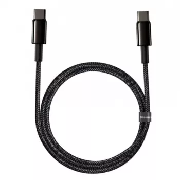 Baseus Cafule Series Metal USB-C auf USB-C Kabel 1m 100W Schwarz