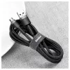 Baseus Cafule USB 2.0 Typ A auf Micro B Stecker-Stecker Kabel 2m (Schwarz)
