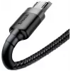 Baseus Cafule USB 2.0 Typ A auf Micro B Stecker-Stecker Kabel 2m (Schwarz)