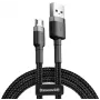 Baseus Cafule USB 2.0 Typ A auf Micro B Stecker-Stecker Kabel 2m (Schwarz)