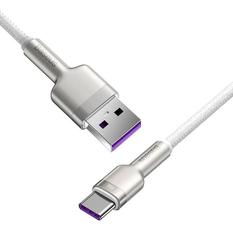 Baseus Cafule USB-A auf USB-C Kabel, 66W, 1m, Weiß