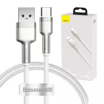 Baseus Cafule USB-A auf USB-C Kabel, 66W, 1m, Weiß