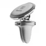 Baseus Car Mount Magnetic Car Phone Holder (Air Vent) 360 Degree with Cable Clip, Silver