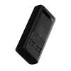 Baseus Car Power Inverter IGBT 300W/220V mit zwei EU-Steckdosen, USB-C PD, USB-A QC, Batterieklemmen und Zigarettenanzünderkabel, Schwarz (CGNB010101)
