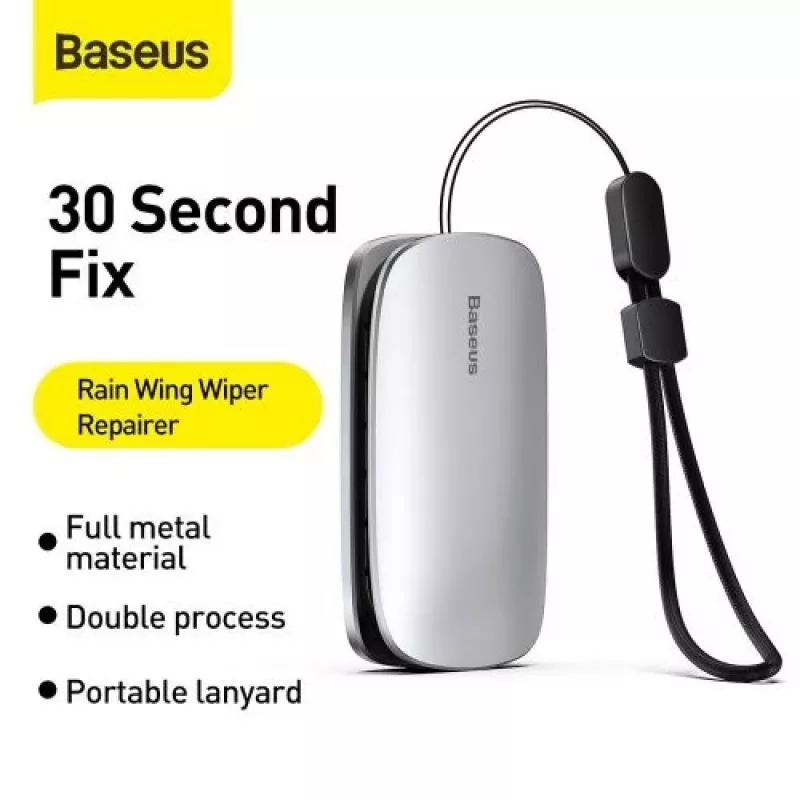 Baseus Car Tool Rain Wing Windscheibenwischer-Reparaturgerät, Aluminiumlegierung Silber (CRXFQ-0S)