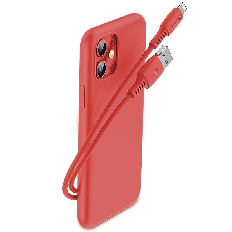 Baseus Colorful Cable USB-A auf Lightning 2.4A 1.2m Rot