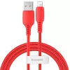 Baseus Colorful Cable USB-A auf Lightning 2.4A 1.2m Rot