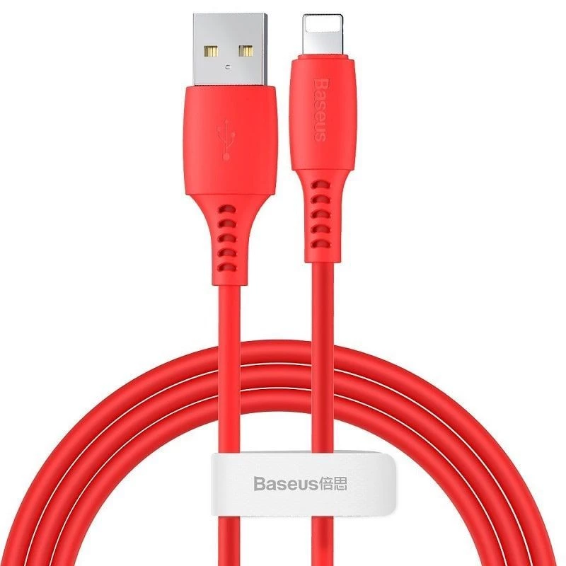 Baseus Colorful Cable USB-A auf Lightning 2.4A 1.2m Rot