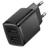 Baseus Compact Charger 2x USB 10.5W Black