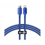 Baseus Crystal Shine Series USB-C auf Lightning Kabel 1,2m Blau 20W Schnellladung & Datensynchronisation