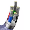 Baseus Crystal Shine Series USB-C auf Lightning Fast Charging Datenkabel 20W 1,2m Lila (CAJY000205)