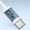 Baseus Encok C17 In-Ear Kabelgebundene Kopfhörer mit USB Typ-C Mikrofon Weiß (NGCR010002)