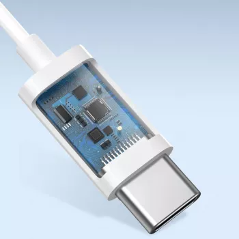 Baseus Encok C17 In-Ear Kabelgebundene Kopfhörer mit USB Typ-C Mikrofon Weiß (NGCR010002)