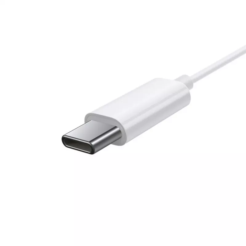 Baseus Encok C17 In-Ear Kabelgebundene Kopfhörer mit USB Typ-C Mikrofon Weiß (NGCR010002)