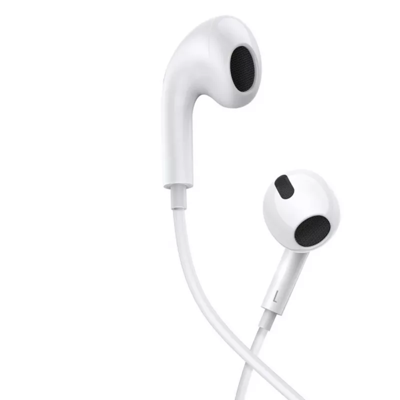 Baseus Encok C17 In-Ear Kabelgebundene Kopfhörer mit USB Typ-C Mikrofon Weiß (NGCR010002)