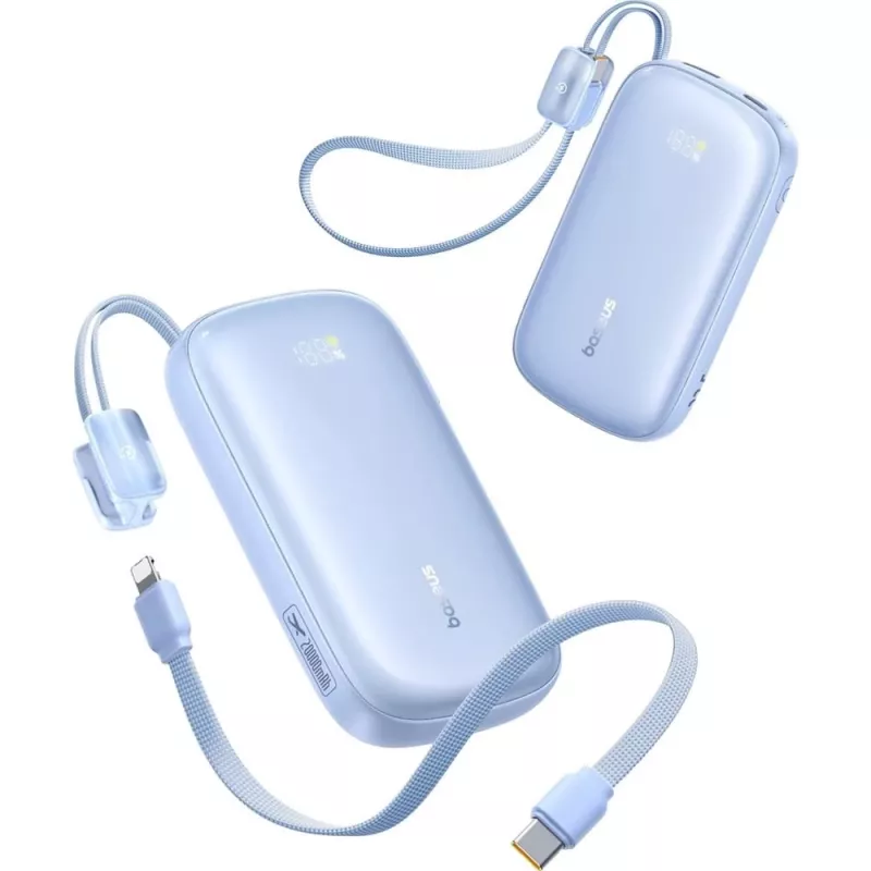 Baseus EnerFill FC21 Qpow 3 Ultra 20000 mAh 22.5W Power Bank Blau