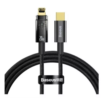 Baseus Explorer Series USB Type-C auf Lightning Kabel 20W 1m Schwarz