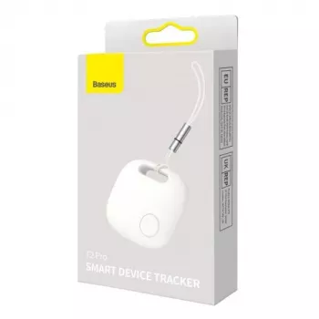 Baseus Home Intelligent T2 Pro Schlüsselanhänger Kabelloser Schlüssel- und Gegenstandsfinder BT 5.0 Weiß (FMTP000002)