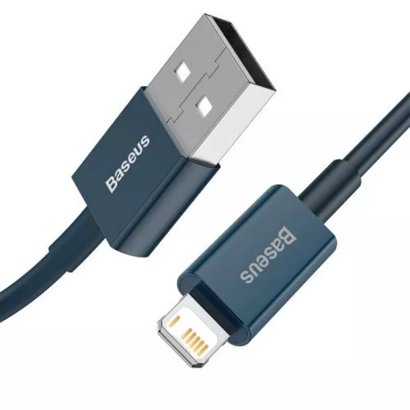 Baseus Lightning Superior Series Kabel, Schnellladung, Daten 2,4A, 1m Blau (CALYS-A03)