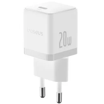 Baseus Palm Series USB-C PD Travel Charger 20W White