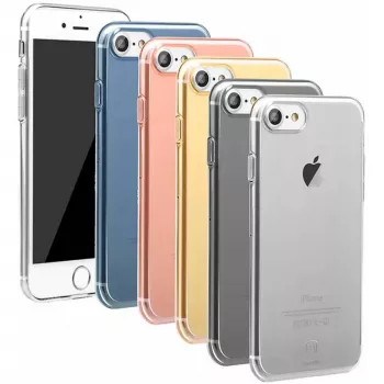 Baseus Simple Series Case für Apple iPhone 7, Transparent Rose Gold