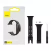 Baseus Slip-Thru Armband für Apple Watch 3/4/5/6/SE 38mm/40mm Schwarz (LBWSE-01)