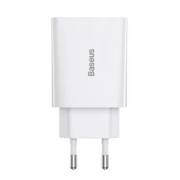 Baseus Speed Mini Quick Charger, USB-C, PD, 3A, 20W (Weiß)
