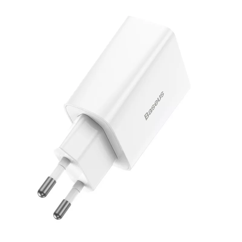 Baseus Speed Mini Quick Charger, USB-C, PD, 3A, 20W (Weiß)