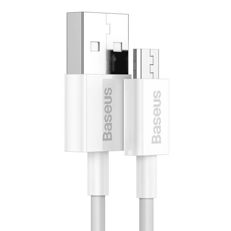 Baseus Superior Fast Charging Data Cable MicroUSB 1m White