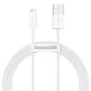 Baseus Superior Series Lightning-Kabel, Schnellladung, Daten 2,4A, 1,5m Weiß (CALYS-B02)