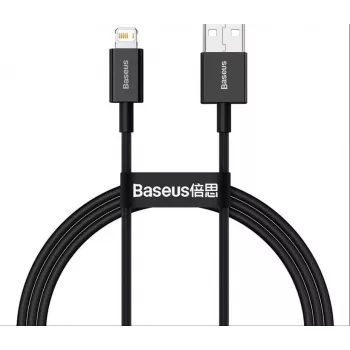 Baseus Superior USB-A auf Lightning Schnelllade- und Datenkabel 1m Schwarz (CALYS-A01)