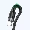 Baseus Type-C Cafule SuperCharge 40W PD 3.0 QC 3.0 1m Grau/Schwarz USB-C auf USB-C Kabel (CATKLF-PG1)