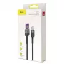 Baseus Type-C Cafule SuperCharge 40W PD 3.0 QC 3.0 1m Grau/Schwarz USB-C auf USB-C Kabel (CATKLF-PG1)