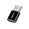 Baseus USB 2.0 Type-C auf Micro USB OTG Adapter (Schwarz)