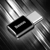 Baseus USB 2.0 Type-C auf Micro USB OTG Adapter (Schwarz)
