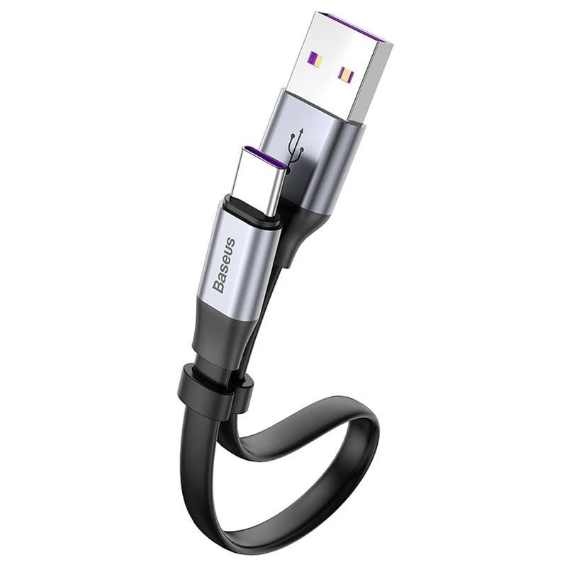 Baseus USB-A to USB-C Kabel 0,23m Schwarz CATMBJ-BG1