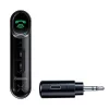 Baseus WXQY-01 Bluetooth 5.0 Auto-AUX-Empfänger mit Micro-USB-Ladefunktion – 10 m Reichweite, 145 mAh, Schwarz