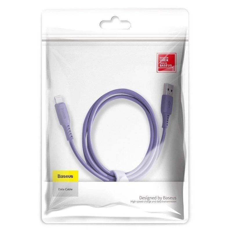 Baseus Yiven Kabel USB-A auf Lightning 2,4A 1,8m Blau Lila