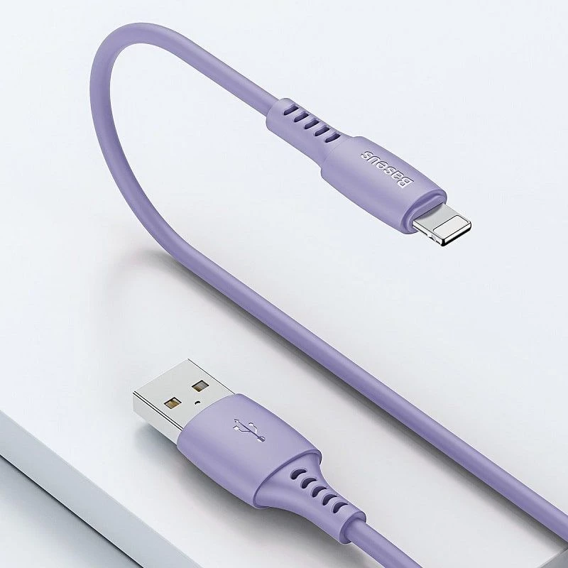 Baseus Yiven Kabel USB-A auf Lightning 2,4A 1,8m Blau Lila