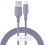 Baseus Yiven Kabel USB-A auf Lightning 2,4A 1,8m Blau Lila