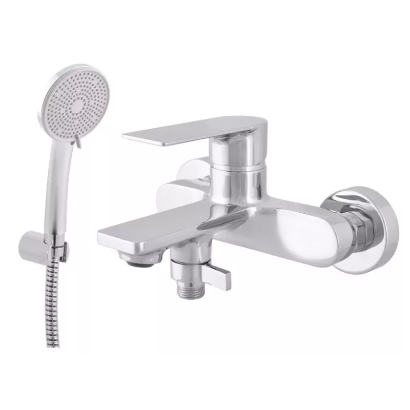 Bath Mixer Short Spout NIL Chrome