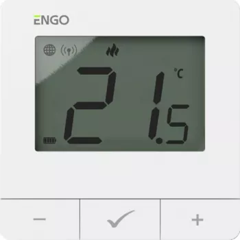 BATTERY TECH Thermostat, Batterie, Weiß, ZigBee/868MHz, Aufputz