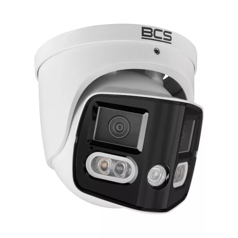 BCS 8MP IP Turret Kamera 2,8mm Festbrennweite 30m IR AI Perimeter Protection